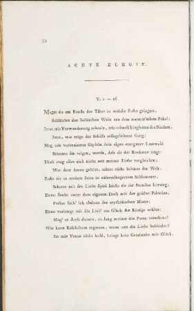 Achte Elegie.