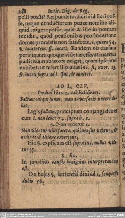 Ad L.CLV. Paulus libr. 2. ad Edictum