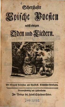 Scherzhafte Epische Poesien nebst einigen Oden und Liedern