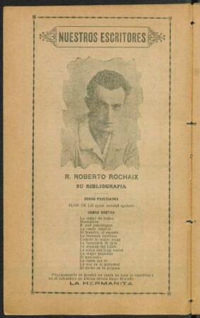 Nuestros escrítores - R. Roberto Rochaix