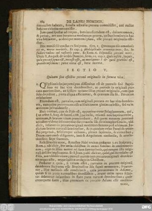 Sectio V. Quinam sint effectus peccati originali in futura vita.