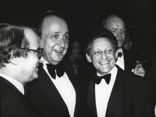 Presseball 1981. Lüder, Genscher, Rosenthal, Gerhard Meyer