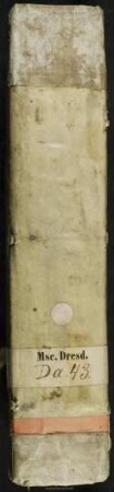 Griechische Handschrift - Mscr.Dresd.Da.43