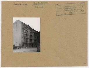 Straßenansicht. Berlin, Friedrichshain, Kopernikusstraße 35