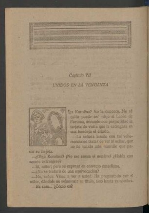 Capítulo VII - Unidos en la venganza