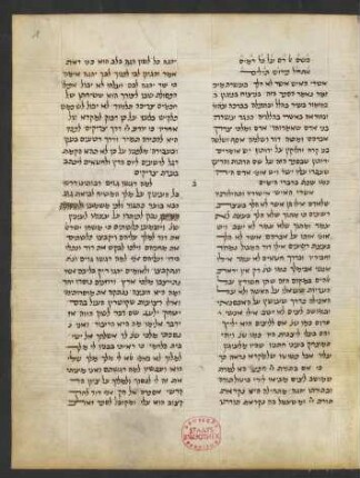 Perush : Kommentare über verschiedene Bücher der Hebräischen Bibel
