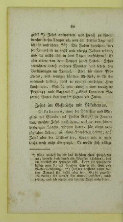 Jesus im Gespräche mit Nikodemus
