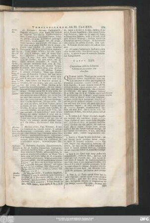 Caput XXII. Compendium doctrinae Iohannis Clavini de sacramento Eucharistiae.