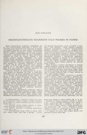 Siedemnastowieczne mauzoleum nacji polskiej w Padwie