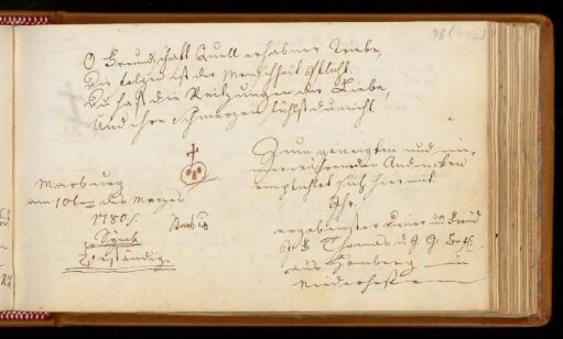 Eintrag (Marburg, 10.03.1780)