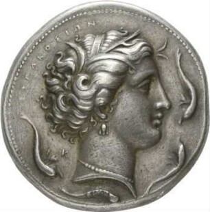 Erfindung eines Medaillons aus Syrakus/Sizilien