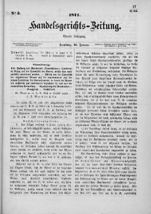 No. 3. 28. Januar 1871