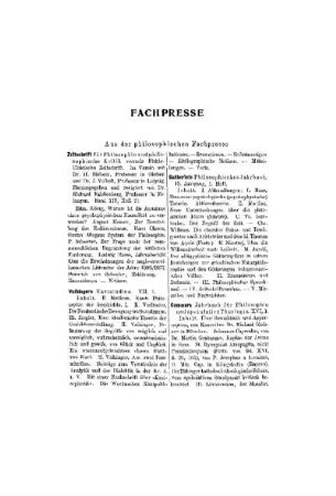 Fachpresse