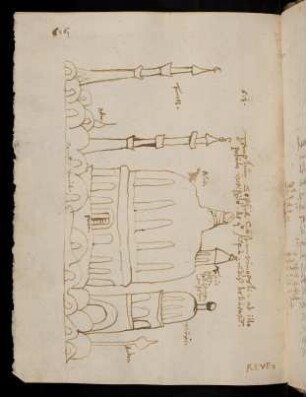 616, Skizze: Hagia Sophia