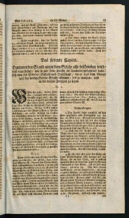 85-93, Das siebende Capitel