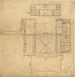 Fischer, Theodor; Forbach (Lothringen); Haus Hans Adt - Grundriss EG