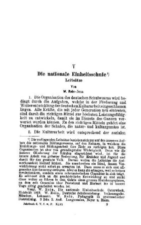 Die nationale Einheitsschule