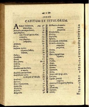 Index Capitum Et Titulorum.
