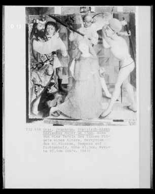 Martyrium des heiligen Florian