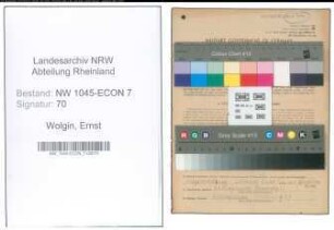 Entnazifizierung Ernst Wolgin , geb. 04.05.1910 (Ziegelmeister)