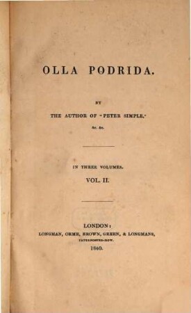 Olla podrida, 2. - 362 S.