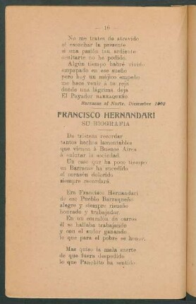 Francisco Hernandari : Su biografía
