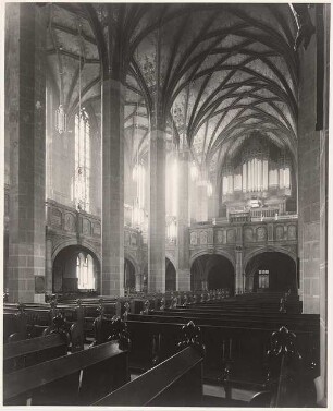 Thomaskirche, Leipzig Bachgruft: Orgel