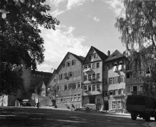 Schwäbisch Hall, Crailsheimer Straße. Häuserzeile