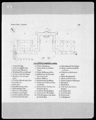 Mannheim, Lageplan des kurfürstlichen Residenzschlosses