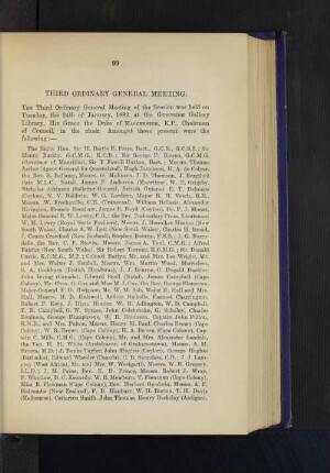 Third Ordinary General Meeting: Natal in its Relation to South Africa. By James R. Saunders, Esq., M.L.C., Natal.