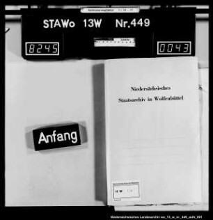 Acta comm. betr. die Regulierung der Exemtensteuer im District Helmstedt, Stadtcanton Helmstedt
