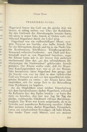 Verkehrsunfall