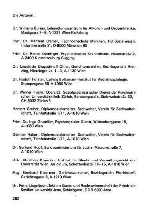 262-263, Autorenverzeichnis