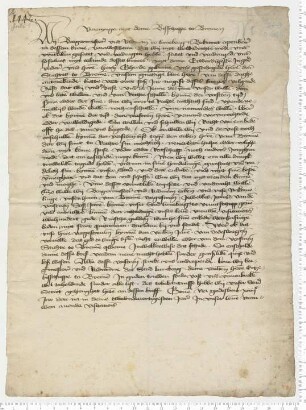 Gegenurkunde des Lüneburger Rates zu UAb 1442 Juli 1.