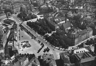 Fleischerplatz in Leipzig : Blickrichtung Nordosten