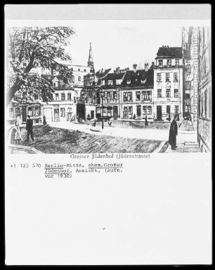 Ehemaliger "Großer Jüdenhof" in Berlin-Mitte
