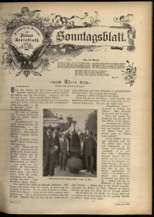 Ausgabe vom Sonntag, den 16. August 1903.