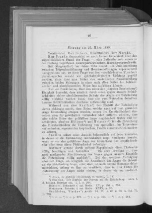 Sitzung am 26. März 1889.