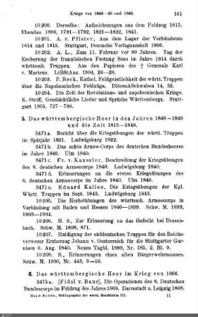 5. Die Zeit von 1815-1848 und das württembergische Heer in den Jahren 1848-1849
