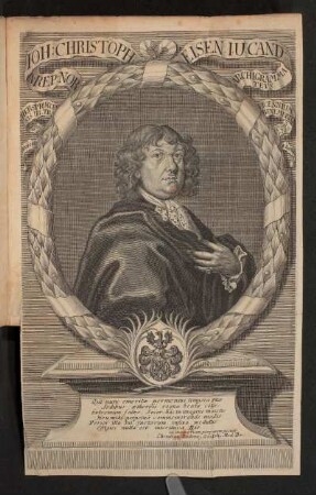 Joh: Christoph Eisen [Kupferstichporträt]