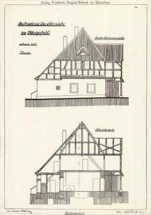 Die alte Schmiede in Königsfeld von 1682