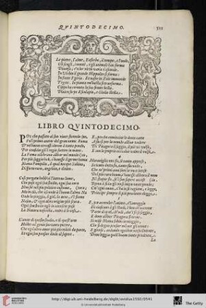 Libro quintodecimo [1-236]