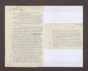 Durchschlag: Erwiderung von Robert Lansing auf eine Mitteilung der deutschen Regierung vom 12.10.1918