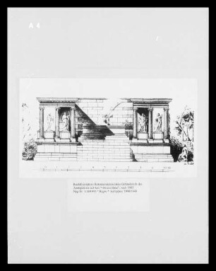 Buchillustration: Rekonstruktion eines Gebäudeteils des Asklepieions auf Kos