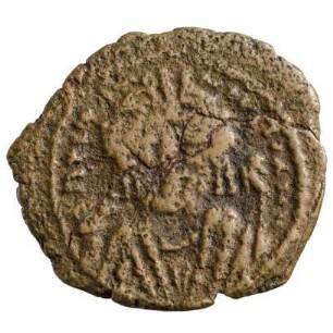Münze, 10 Nummi, 586 / 587