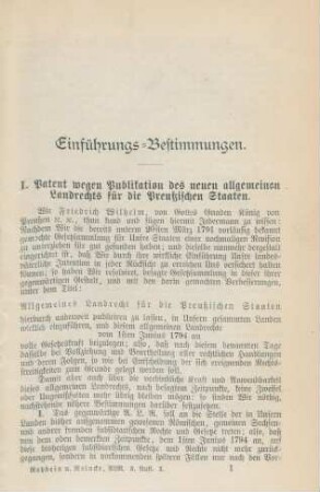Einführungs-Bestimmungen