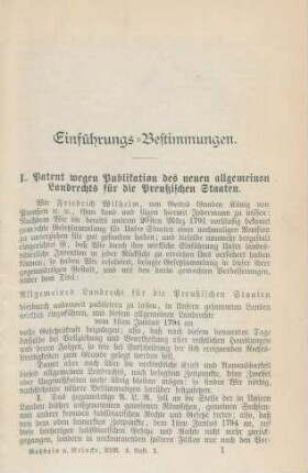 Einführungs-Bestimmungen