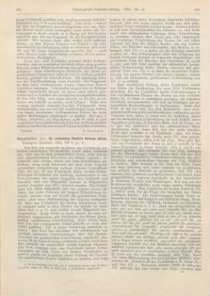 281-284 [Rezension] Haussleiter, Johannes, De versionibus Pastoris Hermae latinis