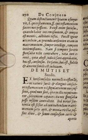 De Mutis Et Surdis.