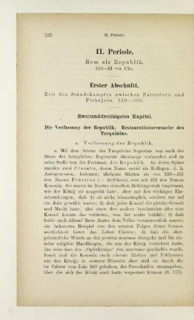 Erster Abschnitt. Zeit des Ständekampfes zwischen Patriciern und Plebejern. 510-366